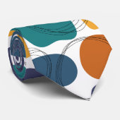 Abstraktes, nahtloses Muster Krawatte (Gerollt)