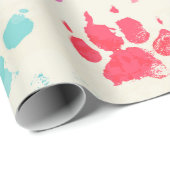 Abstraktes nahtloses Muster - leuchtend farbige Ti Geschenkpapier (Rolleneckpunkt)