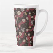 Abstraktes, nahtloses Muster Milchtasse (Rechts)