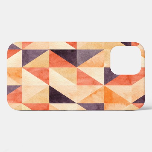 Abstraktes nahtloses Muster mit dreieckigem Mosaik Case-Mate iPhone Hülle (Rückseite (Horizontal))
