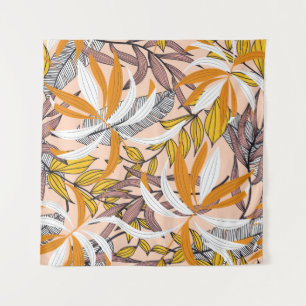 Abstraktes nahtloses Muster mit farbenprächtigen t Wandteppich