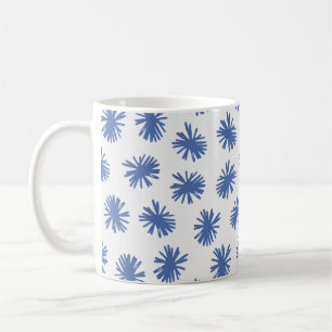 Abstraktes nahtloses Muster mit handgezeichneten F Kaffeetasse