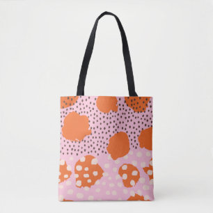 Abstraktes nahtloses Muster mit Pinselstrichen. Be Tasche