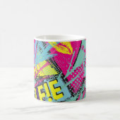 Abstraktes nahtloses Muster mit Pop-Art-Comicsprac Kaffeetasse (Mittel)