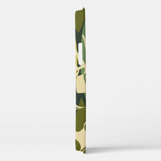 Abstraktes nahtloses Muster mit tropischen Blätter Case-Mate iPhone Hülle (Rückseite / Rechts)