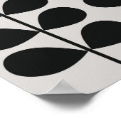 Abstraktes, nahtloses Muster. Nordischer Stil. Vi Poster (Ecke)