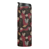 Abstraktes, nahtloses Muster Thermosbecher (Nach rechts gedreht)