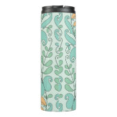 Abstraktes, nahtloses Muster Thermosbecher (Rückseite)