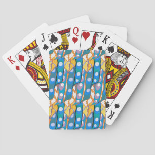 Abstraktes nahtloses Musterillustration 2 Spielkarten