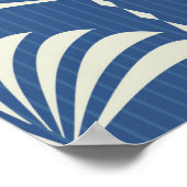 Abstraktes nahtloses orientalisches Blumenmuster A Poster (Ecke)