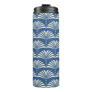 Abstraktes nahtloses orientalisches Blumenmuster A Thermosbecher