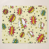 Abstraktes nahtloses Patchmuster, Vintages Pflaste Sherpadecke (Vorderseite (Horizontal))