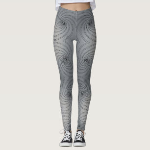 Abstraktes nahtloses Spiralmuster Leggings