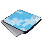 Abstraktes nahtloses Vintages Muster. Wiederholung Laptopschutzhülle (Vorne Knopf)