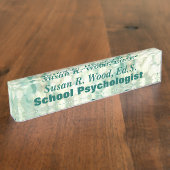 Abstraktes Namensplakette (Seite)