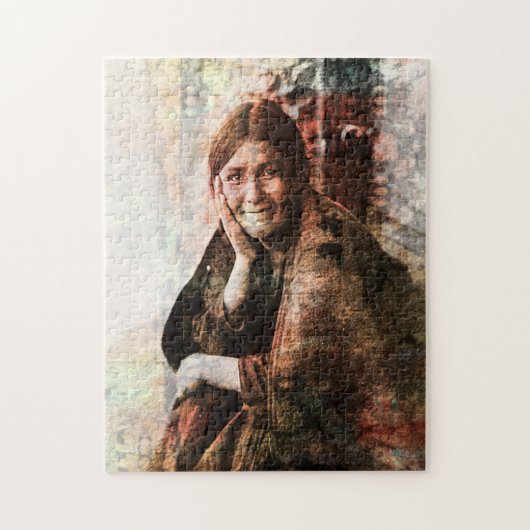 Abstraktes Native American Rätsel Puzzle (Vertikal)