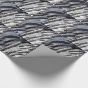 Abstraktes Naturdesign Wild Truthahn Federn II Geschenkpapier