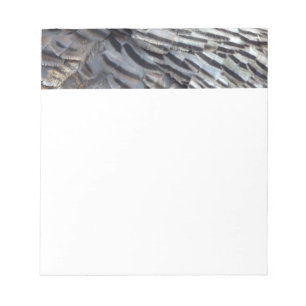 Abstraktes Naturdesign Wild Truthahn Federn II Notizblock