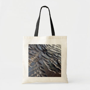 Abstraktes Naturdesign Wild Truthahn Federn II Tragetasche