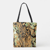 Abstraktes Naturmuster Tasche (Rückseite)