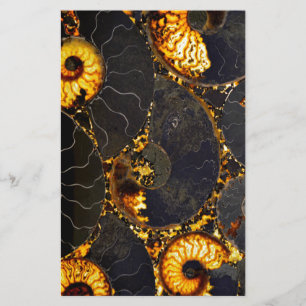 Abstraktes Nautilus-Muster Briefpapier