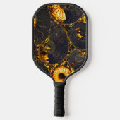 Abstraktes Nautilus-Muster Pickleball Schläger (Rückseite)