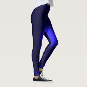 Abstraktes Neon Light Geometric Stardesign Leggings (Rechts)