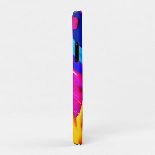 Abstraktes Neon Paint Tropfen Design Case-Mate iPhone Hülle (Hinten/Rechts)