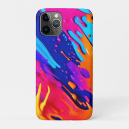 Abstraktes Neon Paint Tropfen Design Case-Mate iPhone Hülle