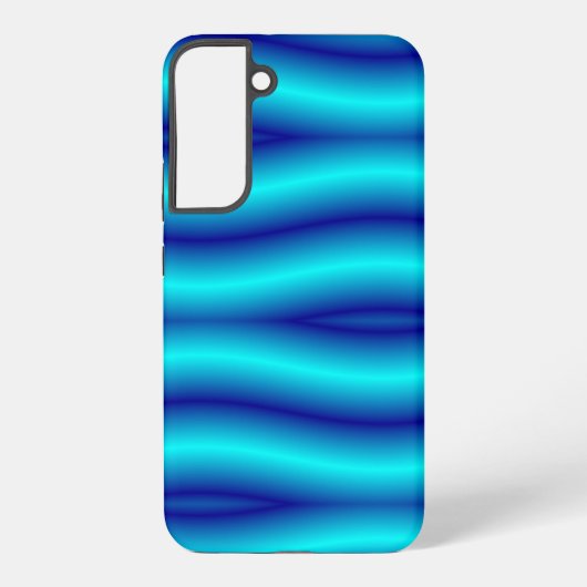 Abstraktes Neonmuster aus Wavy Samsung Galaxy Hülle (Rückseite)