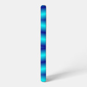 Abstraktes Neonmuster aus Wavy Samsung Galaxy Hülle (Linke Seite)