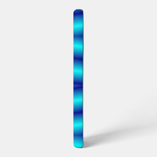 Abstraktes Neonmuster aus Wavy Samsung Galaxy Hülle (Linke Seite)