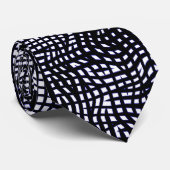 Abstraktes Netz 03 Krawatte (Gerollt)
