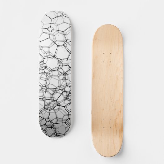 Abstraktes Netz Skateboard (Vorderseite)