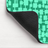 Abstraktes Netz - Türkis auf 099765 Mousepad (Ecke)