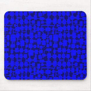 Abstraktes Netzwerk - Blue on Dark Blue 000066 Mousepad