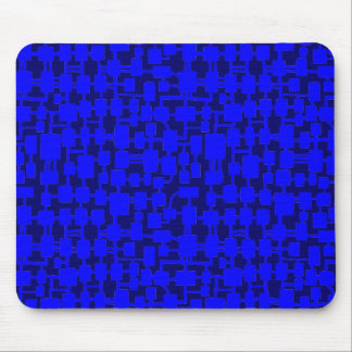 Abstraktes Netzwerk - Blue on Dark Blue 000066 Mousepad