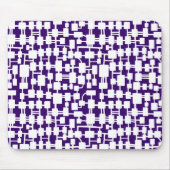 Abstraktes Netzwerk - White on Dark Lila 330066 Mousepad (Vorne)