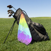 Abstraktes Neurogenderkennzeichen Golfhandtuch (Gras)