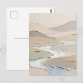 Abstraktes Neutrales Landschaftsbild Postkarte (Vorne/Hinten)