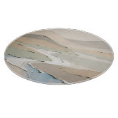 Abstraktes Neutrales Landschaftsbild Schneidebrett (Ecke)