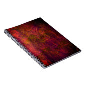 abstraktes Notebook "Crimson Galaxy" Notizblock (Rechte Seite)