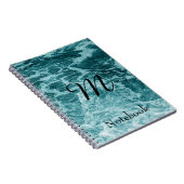 Abstraktes Notebook mit Schwenk-Wasser Notizblock (Rechte Seite)