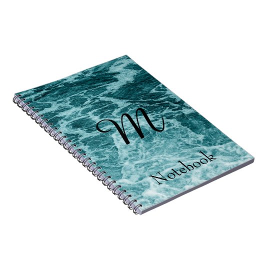 Abstraktes Notebook mit Schwenk-Wasser Notizblock (Rechte Seite)