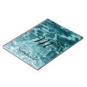 Abstraktes Notebook mit Schwenk-Wasser Notizblock (Linke Seite)
