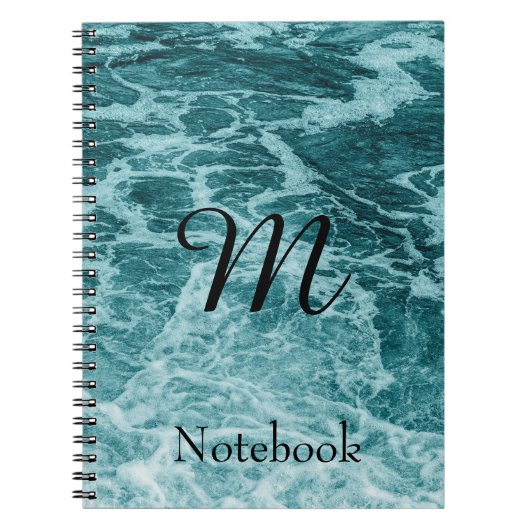 Abstraktes Notebook mit Schwenk-Wasser Notizblock (Vorderseite)