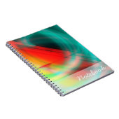 Abstraktes Notebook Notizblock (Rechte Seite)