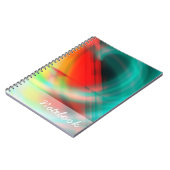 Abstraktes Notebook Notizblock (Linke Seite)