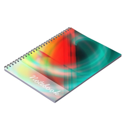 Abstraktes Notebook Notizblock (Linke Seite)