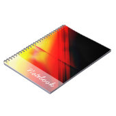 Abstraktes Notebook Notizblock (Linke Seite)